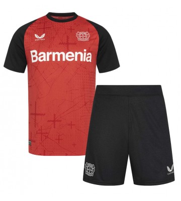 Bayer Leverkusen Primera Equipación Niños 2024-25 Manga Corta (+ Pantalones cortos)